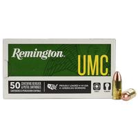 Remington UMC 9MM 115 Grain Full Metal Jacket 50 Round Box