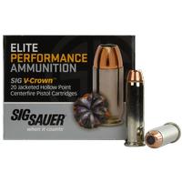 Sig Sauer 357 Magnum 125 Grain V-Crown Jacketed Hollow Point 20 Round Box