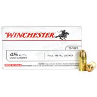 Winchester White Box .45ACP 230 Grain Full Metal Jacket 100 Round Value Pack