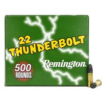 Remington 22LR Thunderbolt 40 Grain High Velocity 500 Rounds