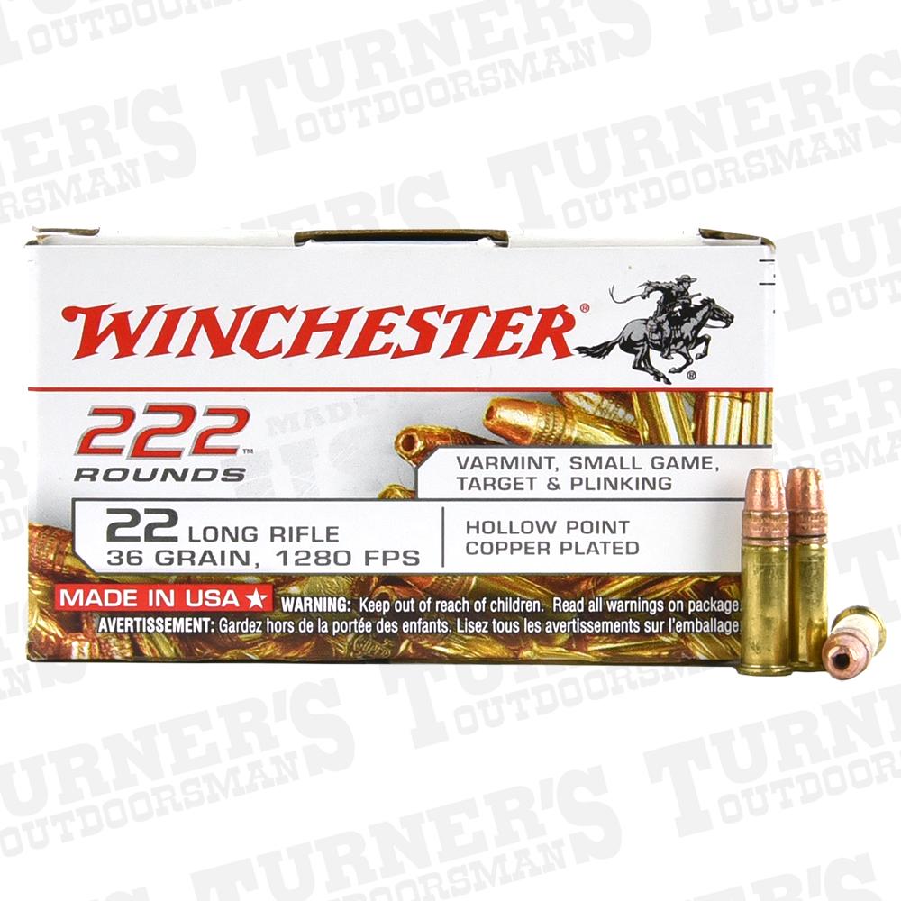  Winchester 22lr 36 Grain Hollow Point 222 Rounds