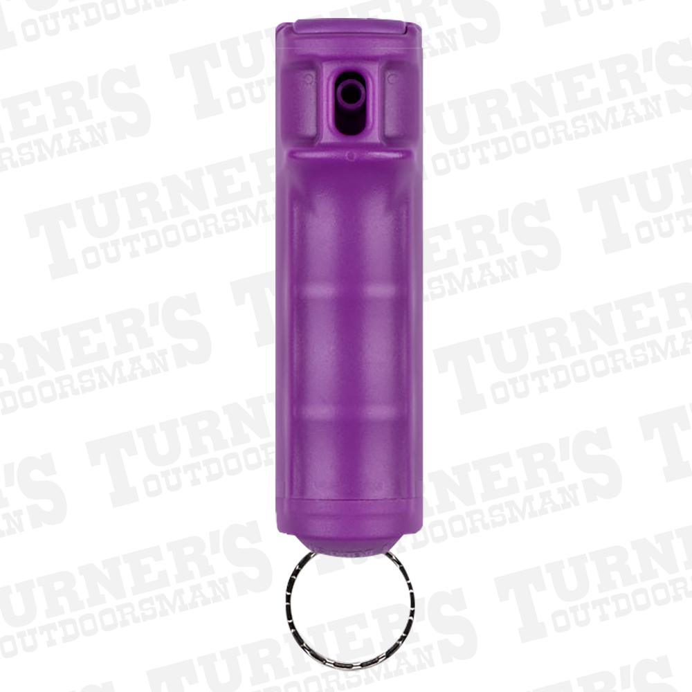  Sabre Red Pepper Spray With Flip Top And Finger Grip, Purple
