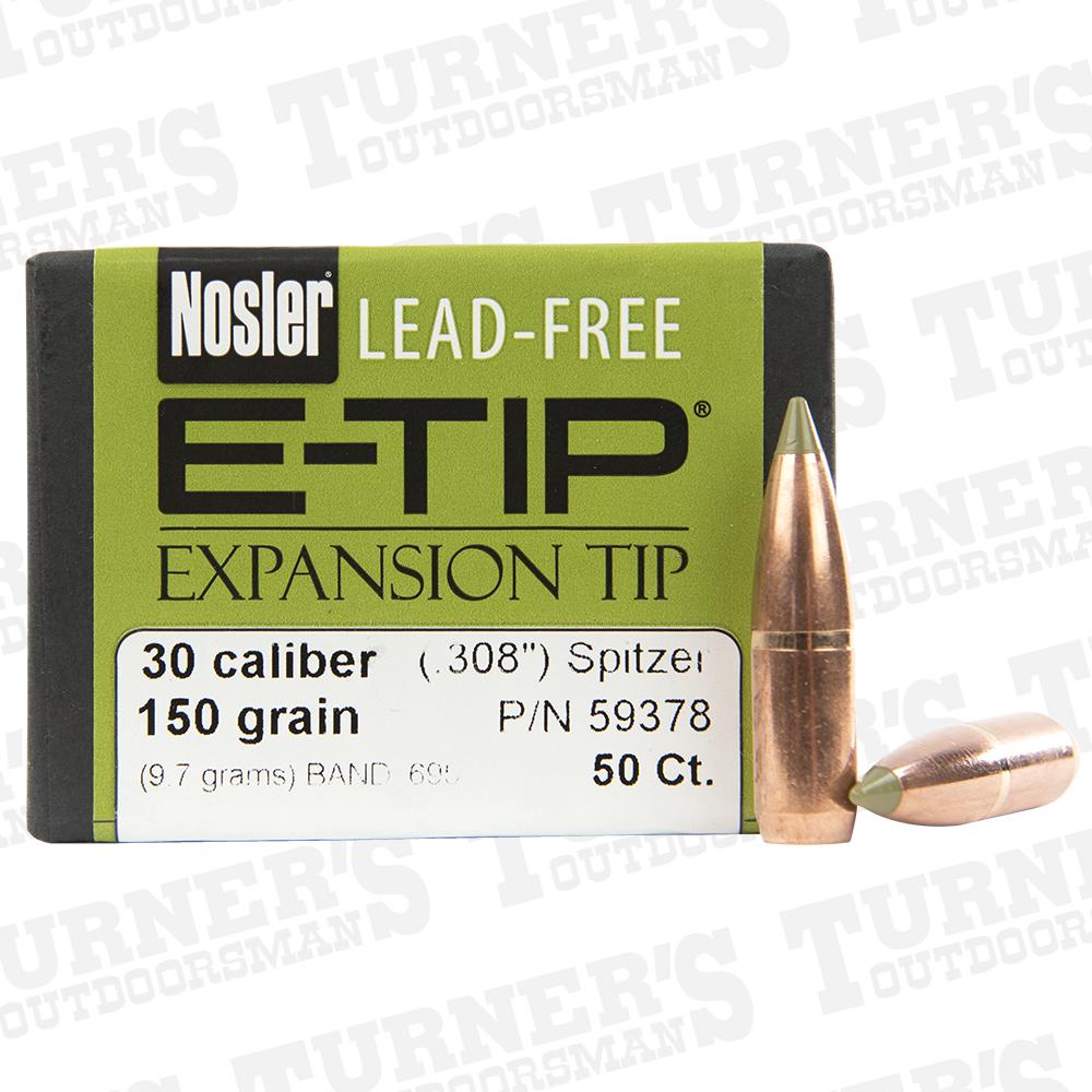  30 Caliber 150 Grain E- Tip ™ Lead Free ™ Bullet (50ct)