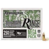 Remington 9MM 115 Grain FMJ 250 Round Mega Pack