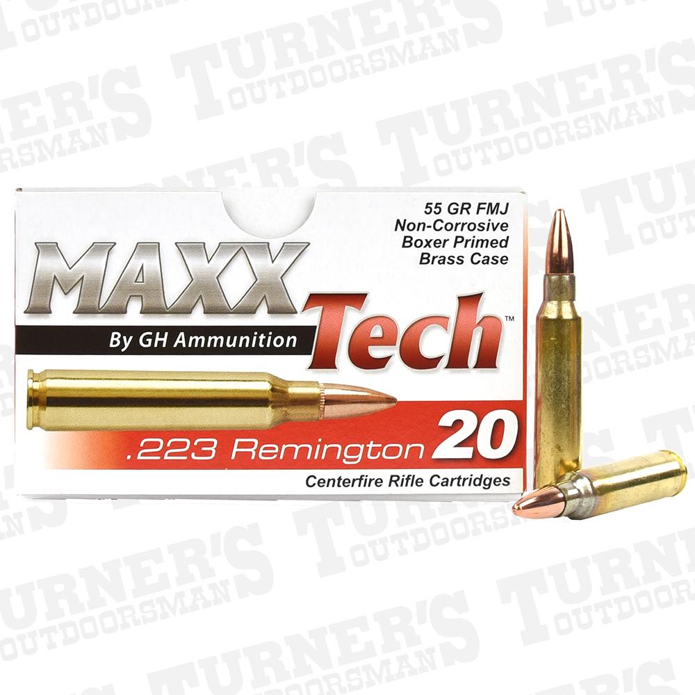  Maxxtech .223 Remington 55 Grain Fmj, 20 Rounds