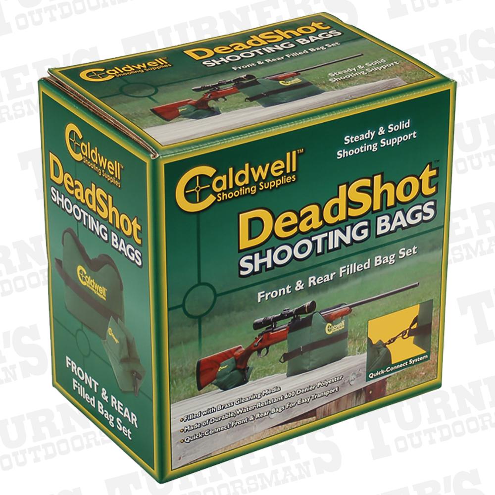 Caldwell DeadShot Boxed Front Rear Bag Rest 2 PC Hunting Gun Rifle Holder Shoot 