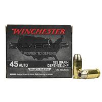 Winchester Silvertip .45ACP 185 Grain JHP, 20 Rounds