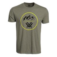 Vortex Three Peaks T-Shirt, Military Heather (Item #121-10-MIH-XL)