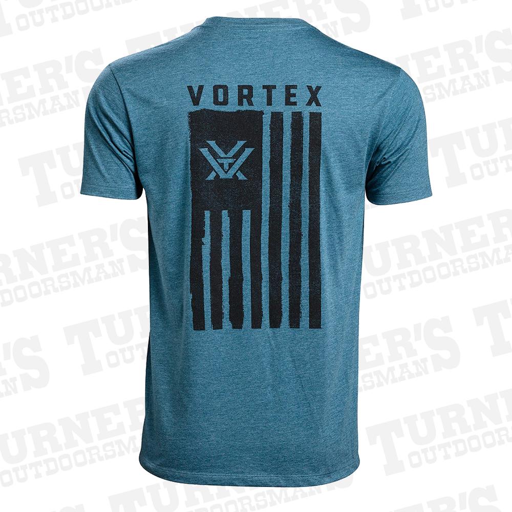  Vortex Salute T- Shirt, Steel Blue Heather