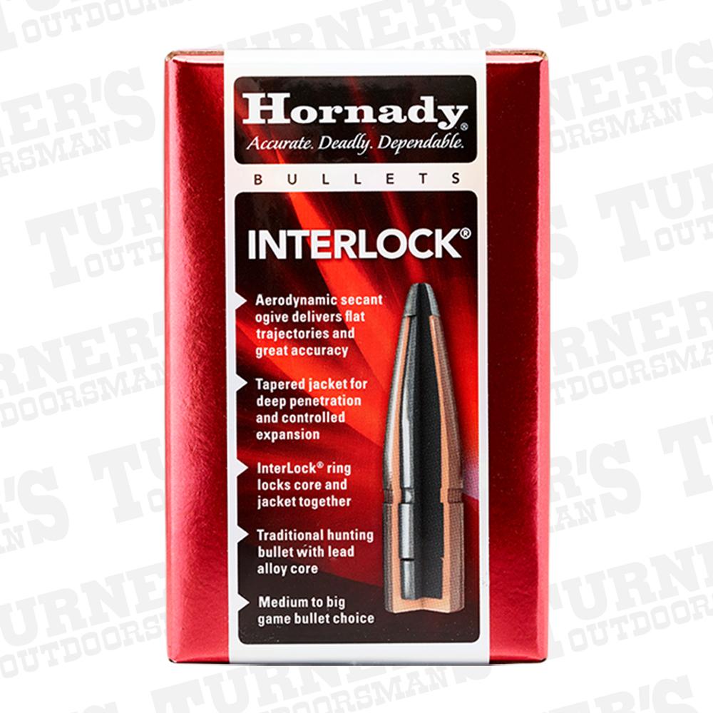  Hornady 45 Cal .458 350gr Interlock Fp 50ct