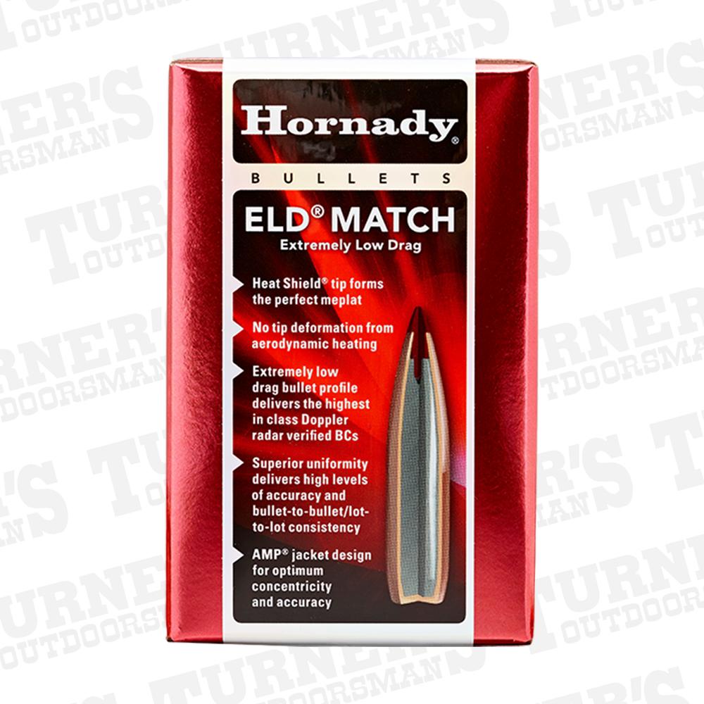  Hornady 30 Cal .308 208gr Eld Match