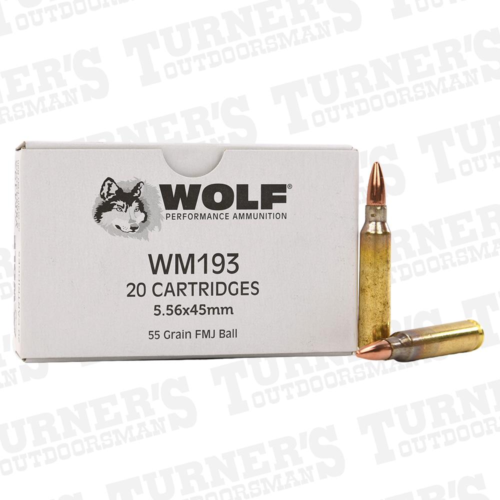  Wolf Wm193 5.56mm 55 Grain Fmj, 20 Rounds
