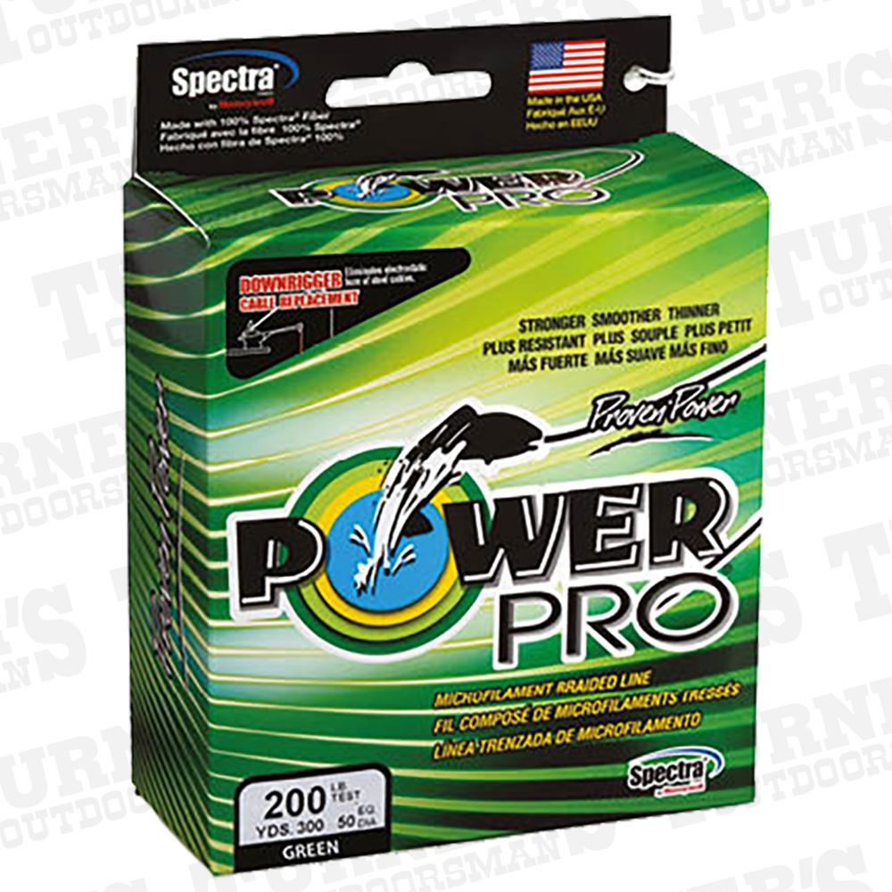 Power Pro Downrigger Cable 150lb 300 Feet Green for sale online 