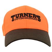 Turner's Outdoorsman Blaze Orange and Brown Cap