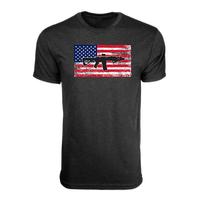 Black Rifle Coffee Company SBR Flag Shirt - Vintage Black