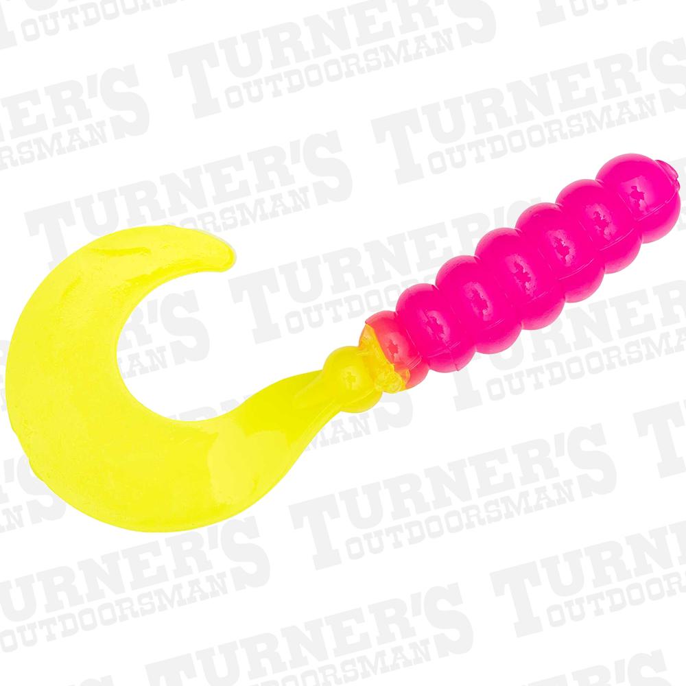 Strike King Mr. Crappie Grub Bait - Esche In Gomma A Coste Con Coda Riccia, 5,1 Cm, 20 Pezzi - 4
