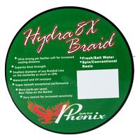 Phenix Hydra 8X Braid 175 Yards, Moss Green