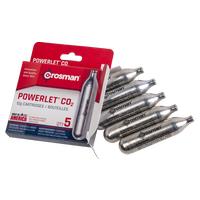 Crosman Powerlet Co2 Cartridges, 5 Pack