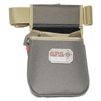 GPS Contoured Double Shotshell Pouches & Web Belt, Rifle Green/Khaki