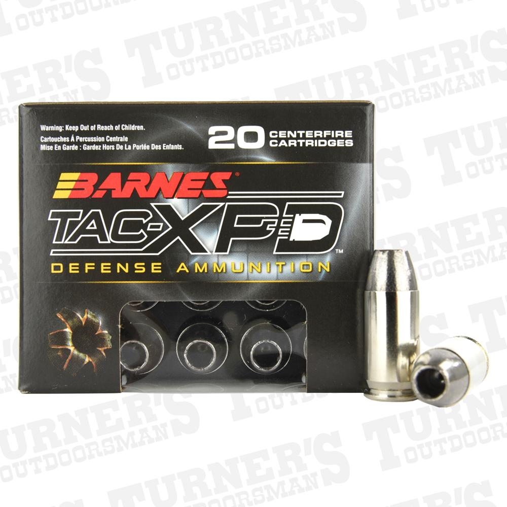  Barnes Tac- Xp 45 Auto + P 185 Grain Xpd 20 Rounds