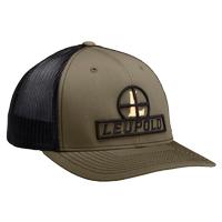 Leupold Reticle Trucker Hat, Loden/Black