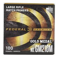 Federal Gold Medal Large Rifle Match Primers, 100 Count