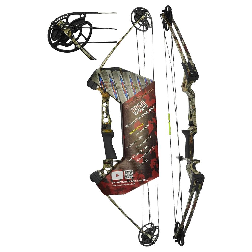 Southwest Archery Blue Ninja Youth Compound Bow Kit