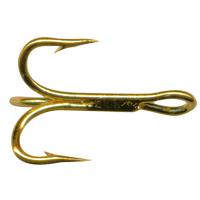 Mustad Gold Treble Hook, 25 Pack (Item #3551-GL-16-25 )