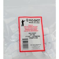 Pro-Shot .117-.22Cal Patches 500 Count