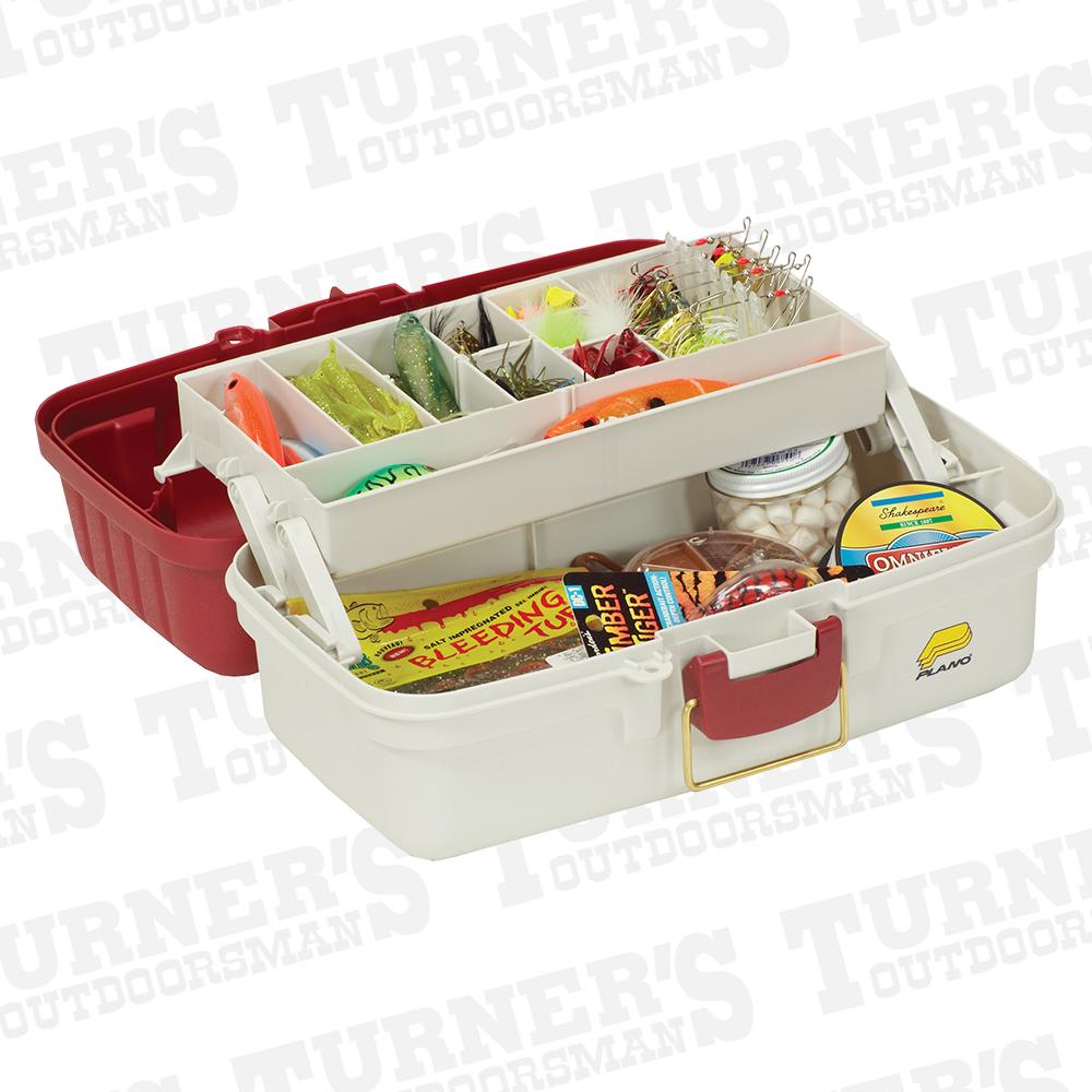 Turner's Outdoorsman  Plano Plano One Tray Tackle Box with Spinnerbait Rack