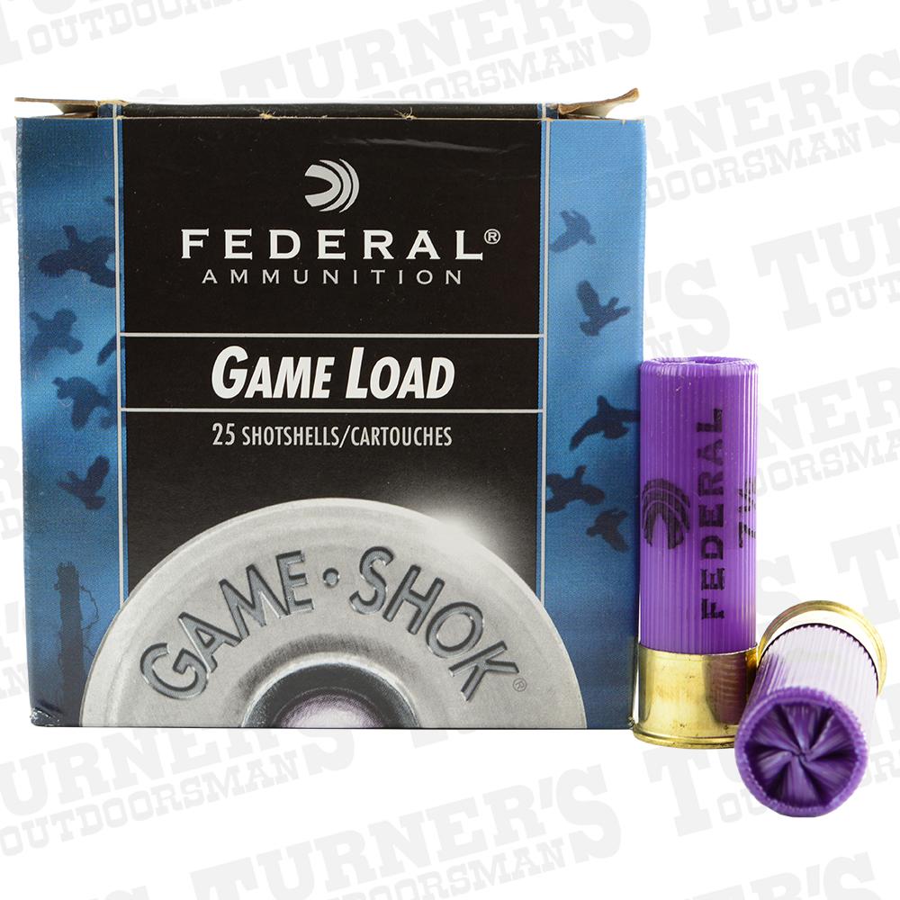  Federal Game- Shok 16 Gauge 1oz # 7 1/2 Shot 25 Round Box