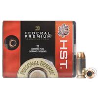 Federal Personal Defense 40 S&W 180 Grain HST JHP 20 Round Box