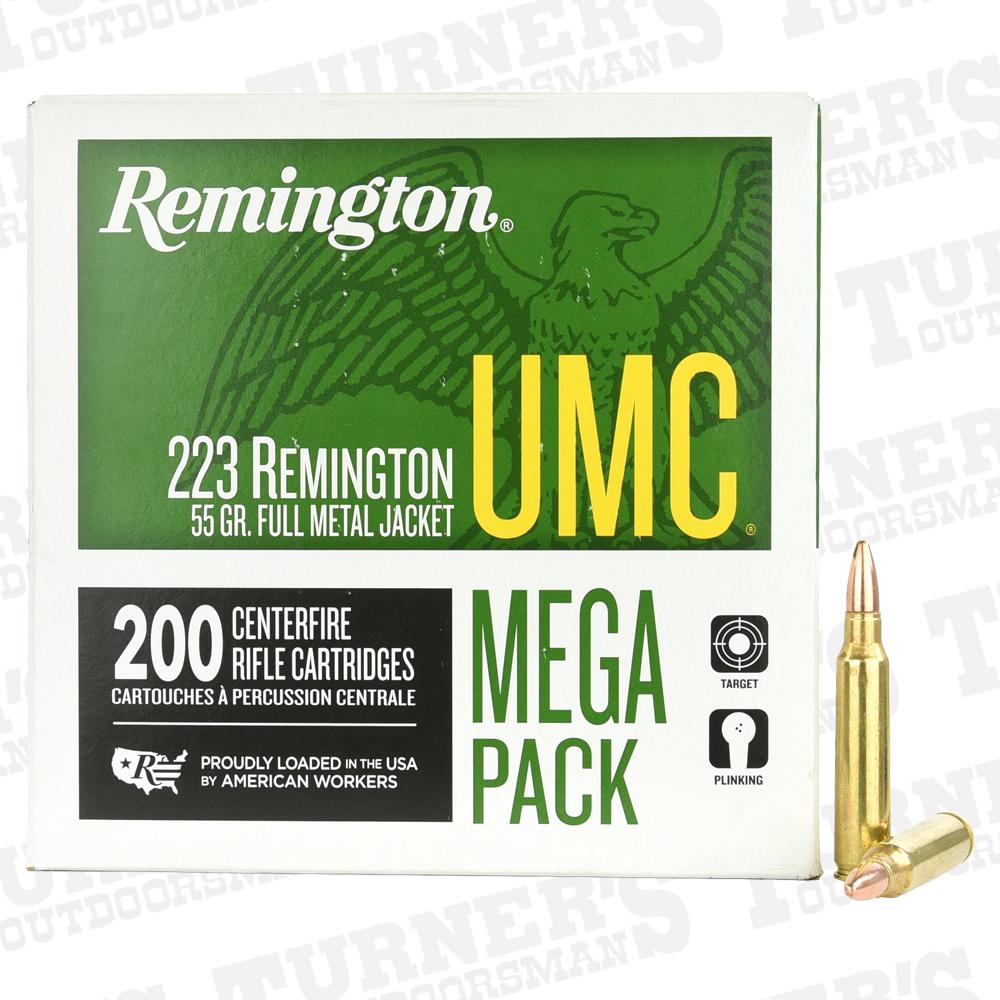  Remington Umc .223rem 55 Grain Metal Case 200 Round Value Pack