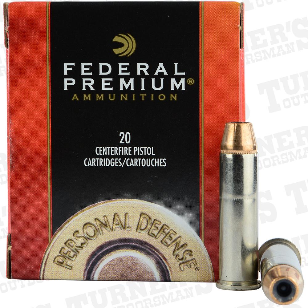  Federal Personal Defense .357 Magnum 158 Grain Hydra- Shok Jacketed Hollow Point 20 Rounds